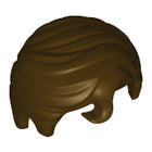 LEGO® los onderdeel Haar in kleur Donker Bruin 98726