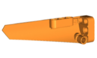LEGO® los onderdeel Technisch Paneel in kleur Oranje 64393