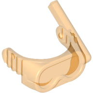 LEGO® Hoofddeksel Accessoire Doorzichtig Oranje 30090