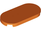 LEGO® los onderdeel Tegel Rond in kleur Donker Oranje 66857