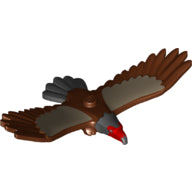 LEGO® los onderdeel Luchtdier Roodachtig Bruin 37543pb02