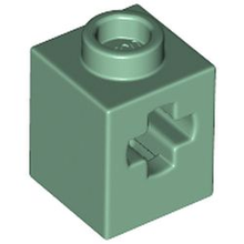 Plaatje in Gallery viewer laden, LEGO® los onderdeel Technische Steen Zandgroen 73230