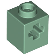 Plaatje in Gallery viewer laden, LEGO® los onderdeel Technische Steen Zandgroen 73230