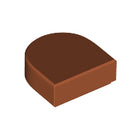 LEGO® los onderdeel Tegel Rond in kleur Donker Oranje 24246