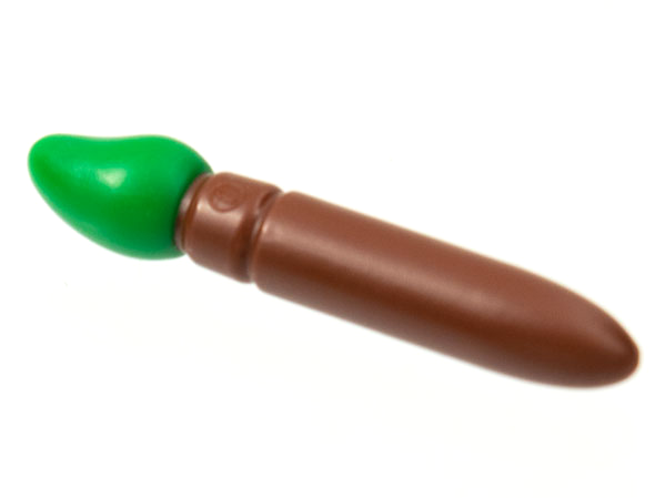 LEGO® Accessoire met Motief Roodachtig Bruin 93552pb04