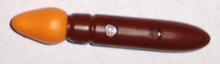 Plaatje in Gallery viewer laden, LEGO® Accessoire met Motief Roodachtig Bruin 93552pb05