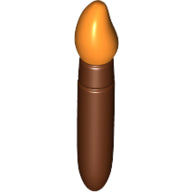 LEGO® Accessoire met Motief Roodachtig Bruin 93552pb05