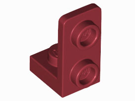 LEGO® los onderdeel Beugel in kleur Donkerrood 73825