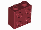 LEGO® los onderdeel Steen Aangepast Donkerrood 22885