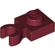 LEGO® los onderdeel Plaat Aangepast Donkerrood 4085d