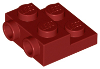 Plaatje in Gallery viewer laden, LEGO® los onderdeel Plaat Aangepast Donkerrood 99206