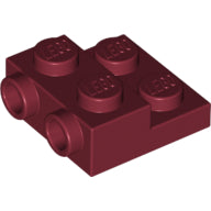 Plaatje in Gallery viewer laden, LEGO® los onderdeel Plaat Aangepast Donkerrood 99206