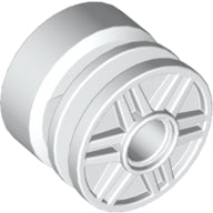 LEGO® los onderdeel Wiel in kleur Wit 55981