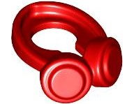 Plaatje in Gallery viewer laden, LEGO® los onderdeel Lijf Accessoire in kleur Rood 66913