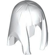 Plaatje in Gallery viewer laden, LEGO® los onderdeel Haar in kleur Wit 75867