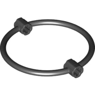 LEGO® los onderdeel Ring in kleur Zwart 79851