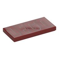 LEGO® los onderdeel Tegel met Motief Donkerrood 87079pb1046