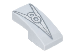 LEGO® 11477pb127 in kleur Licht Blauwachtig Grijs