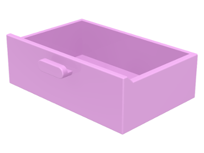 LEGO® los onderdeel Container in kleur Fel Roze 4536