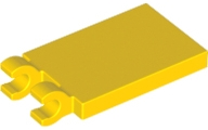 LEGO® los onderdeel Tegel Aangepast in kleur Geel 30350b