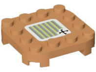 LEGO® Plaat Aangepast met Motief Medium Noga 66792pb007
