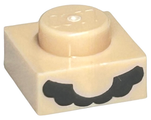 LEGO® los onderdeel Plaat met Motief Lichte Noga 3024pb016