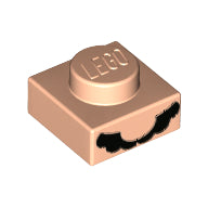 Plaatje in Gallery viewer laden, LEGO® los onderdeel Plaat met Motief Lichte Noga 3024pb016