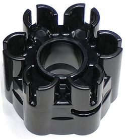 LEGO® los onderdeel Schieten in kleur Zwart 77257