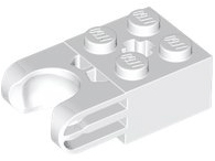 LEGO® los onderdeel Technische Steen in kleur Wit 67696