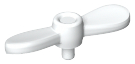 LEGO® los onderdeel Hoofddeksel Accessoire Wit 54568
