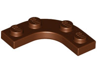 LEGO® los onderdeel Plaat Rond Roodachtig Bruin 68568