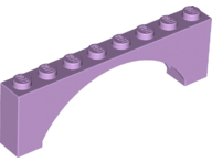 LEGO® los onderdeel Steen Boog in kleur Lavendel 16577