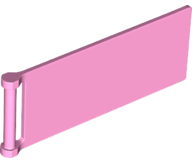 LEGO® los onderdeel Vlag in kleur Fel Roze 30292