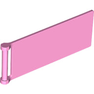 LEGO® los onderdeel Vlag in kleur Fel Roze 30292