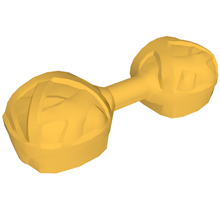 Plaatje in Gallery viewer laden, LEGO® los onderdeel Wapen in kleur Parel Goud 36083b