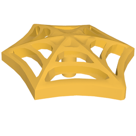 LEGO® los onderdeel Wapen in kleur Parel Goud 36083c