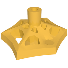Plaatje in Gallery viewer laden, LEGO® los onderdeel Wapen in kleur Parel Goud 36083d