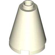 Plaatje in Gallery viewer laden, LEGO® los onderdeel Kegel in kleur Gloed In Donker Wit 3942c