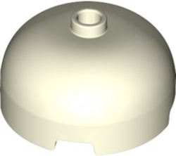 LEGO® los onderdeel Steen Rond Gloed In Donker Wit 49308