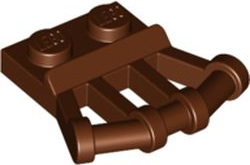 LEGO® los onderdeel Plaat Aangepast Roodachtig Bruin 92692