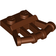 LEGO® los onderdeel Plaat Aangepast Roodachtig Bruin 92692