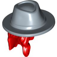 LEGO® los onderdeel Haar in kleur Rood 79989pb01