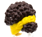 LEGO® los onderdeel Haar in kleur Donker Bruin 79984pb01