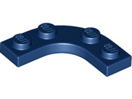 LEGO® los onderdeel Plaat Rond in kleur Donkerblauw 68568