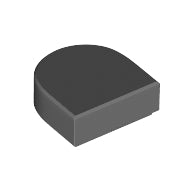 LEGO® onderdeel Tegel Rond Donker Blauwachtig Grijs 24246
