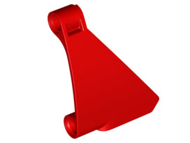 LEGO® los onderdeel Technisch Paneel in kleur Rood 80278