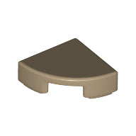LEGO® los onderdeel Tegel Rond Donker Geelbruin 25269
