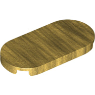 Plaatje in Gallery viewer laden, LEGO® los onderdeel Tegel Rond in kleur Parel Goud 66857