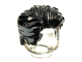 LEGO® los onderdeel Haar in kleur Zwart 23186pb01
