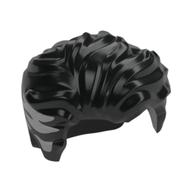 LEGO® los onderdeel Haar in kleur Zwart 23186pb01